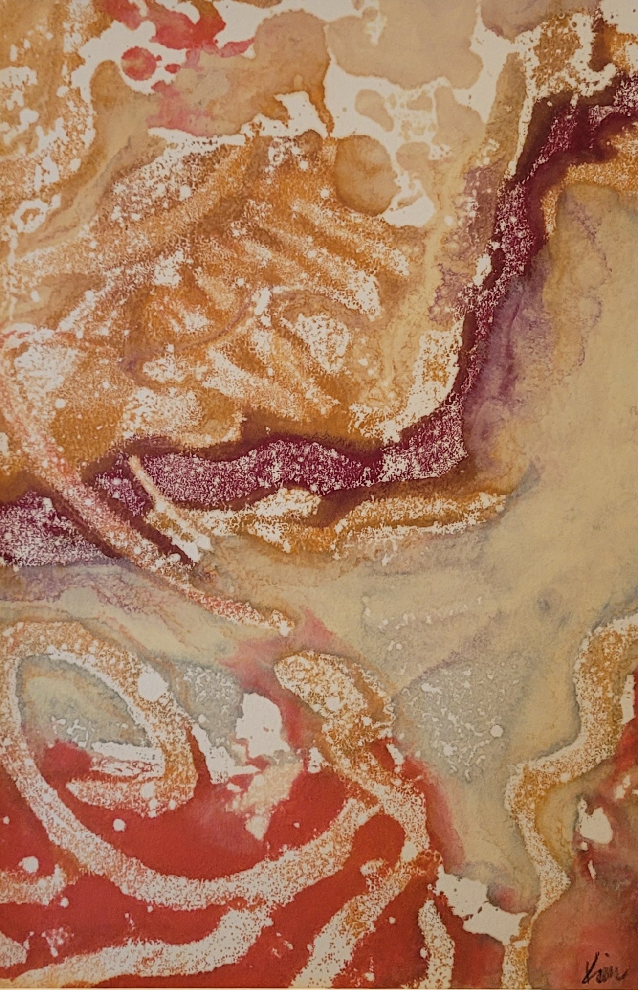 Evolution  | Encaustic Wax Monotype - Original Artwork on Paper