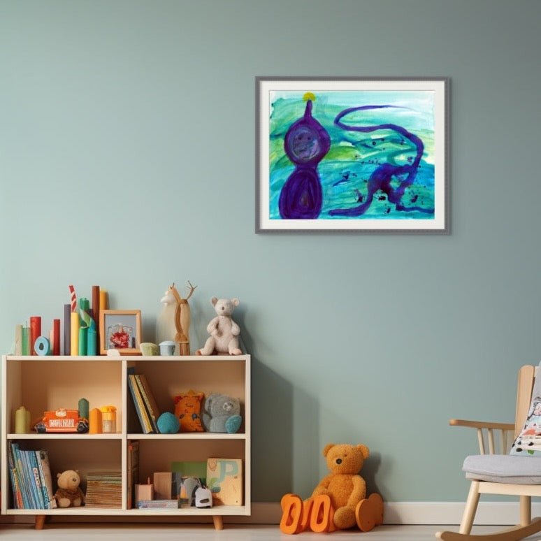 Blue | Fine Art Print of Original Painting