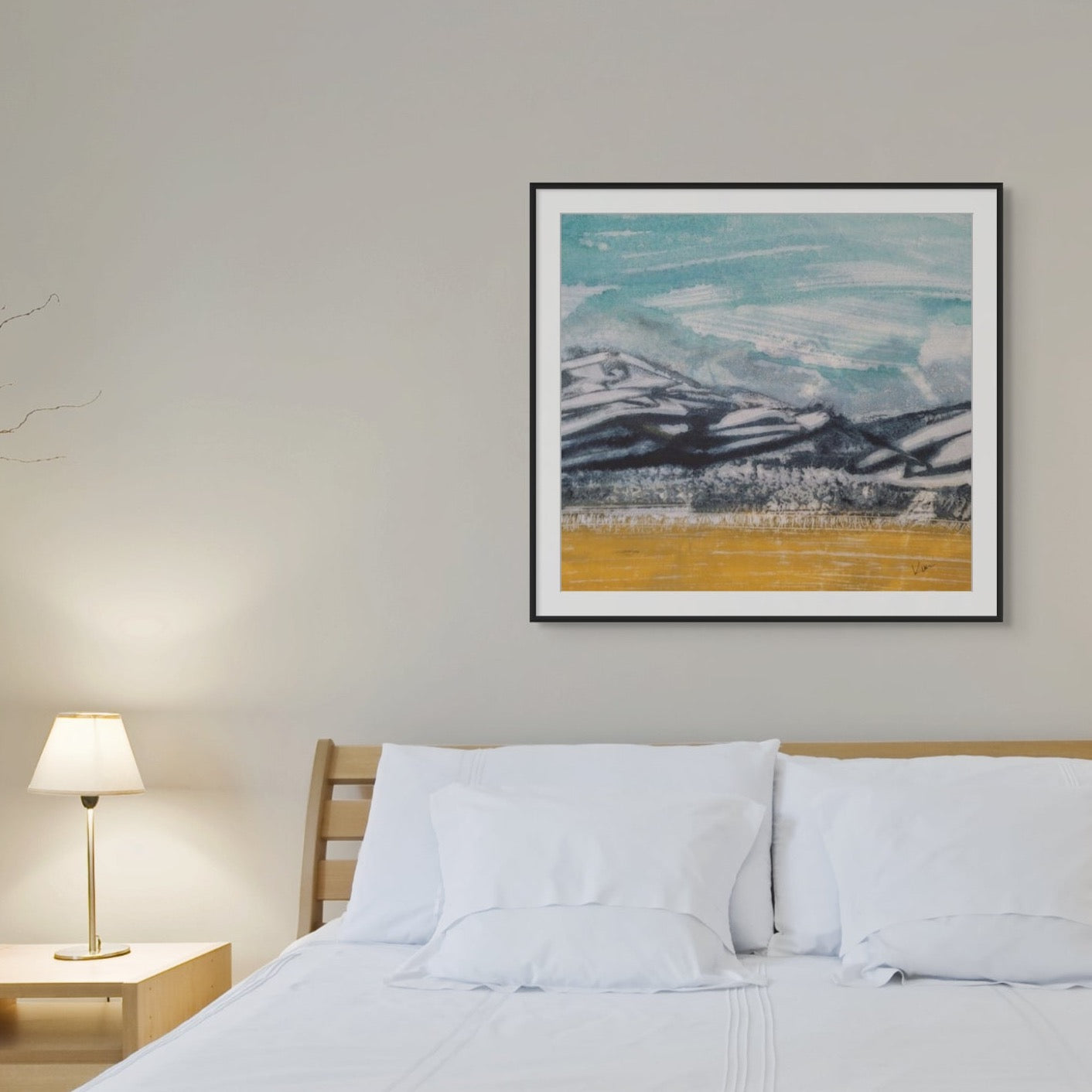 Mountain Tranquility |  Fine Art Print of Original Painting